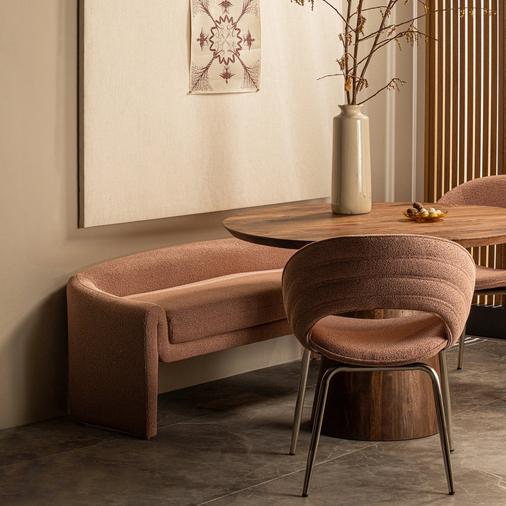 Suoliukas ZONE, rožinis audinys