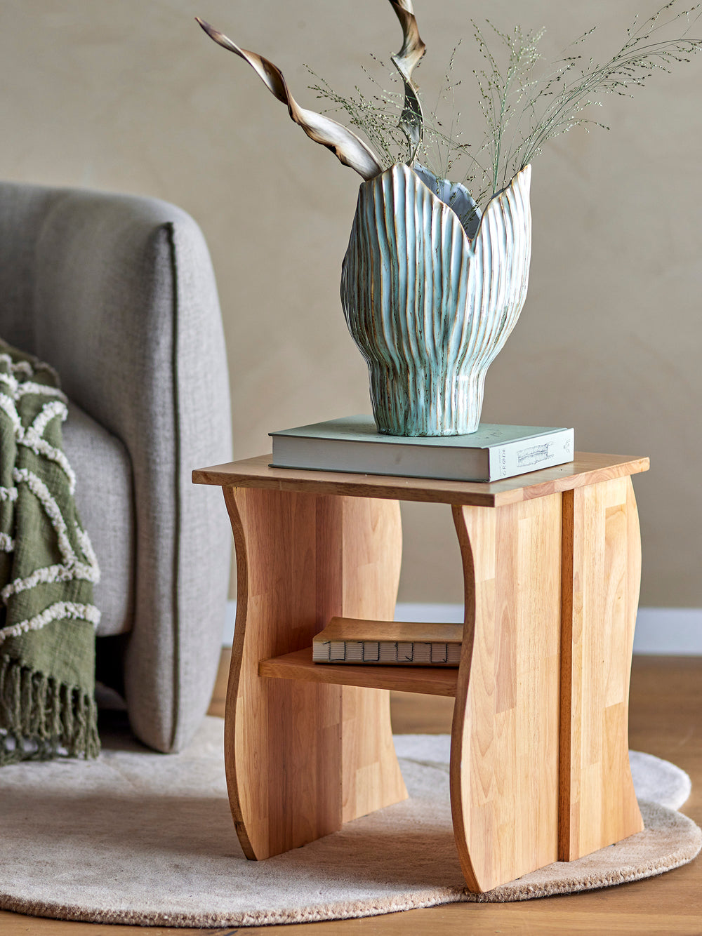 Taburetė BARK, natūrali, kaučiukmedis