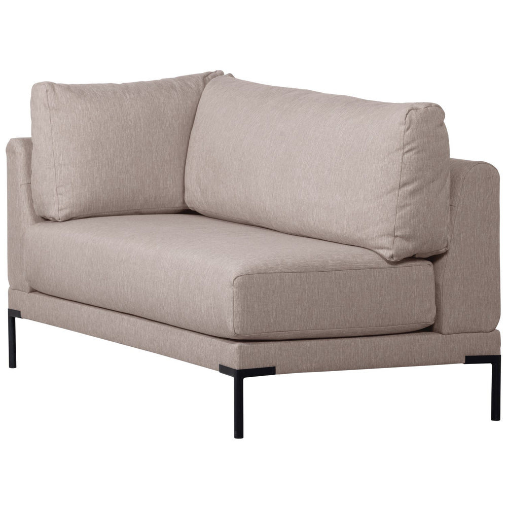 Kampinis suoliukas COUPLE, dešinė, natūralus