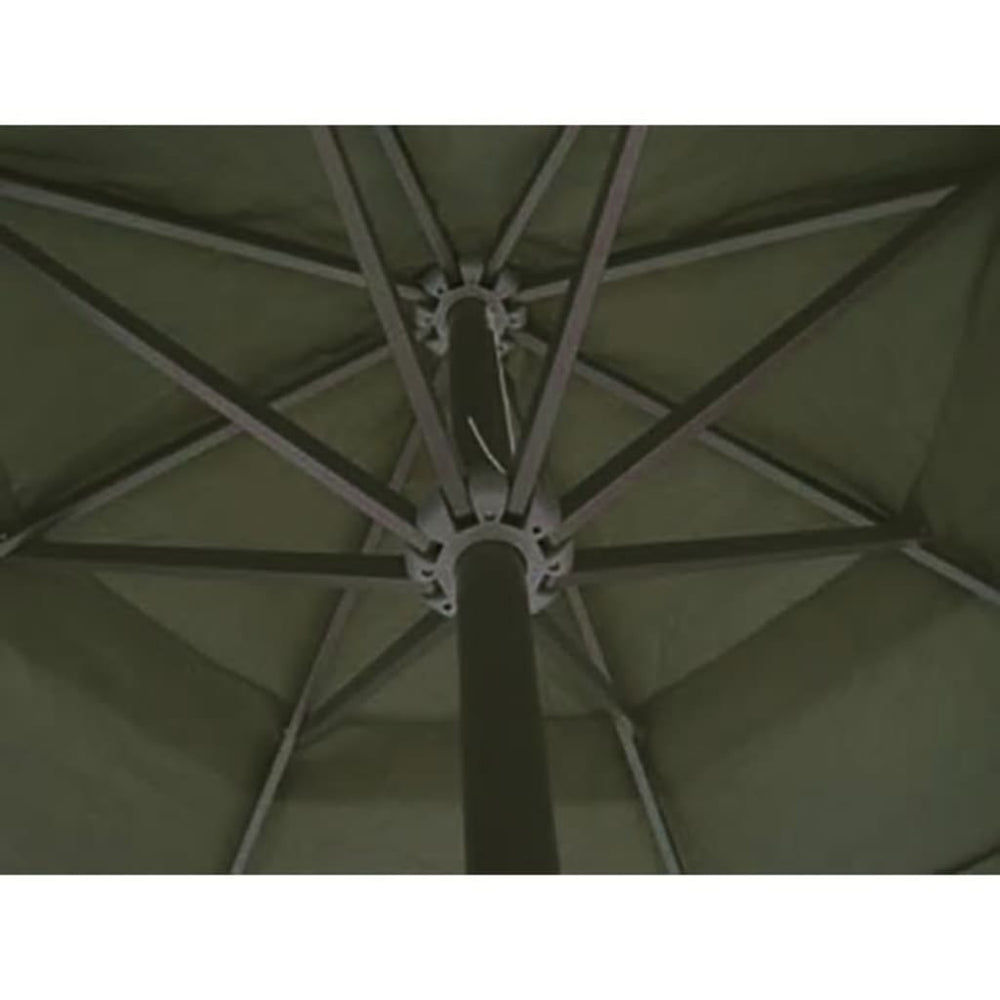 Sunshade, green, 500cm, aluminum