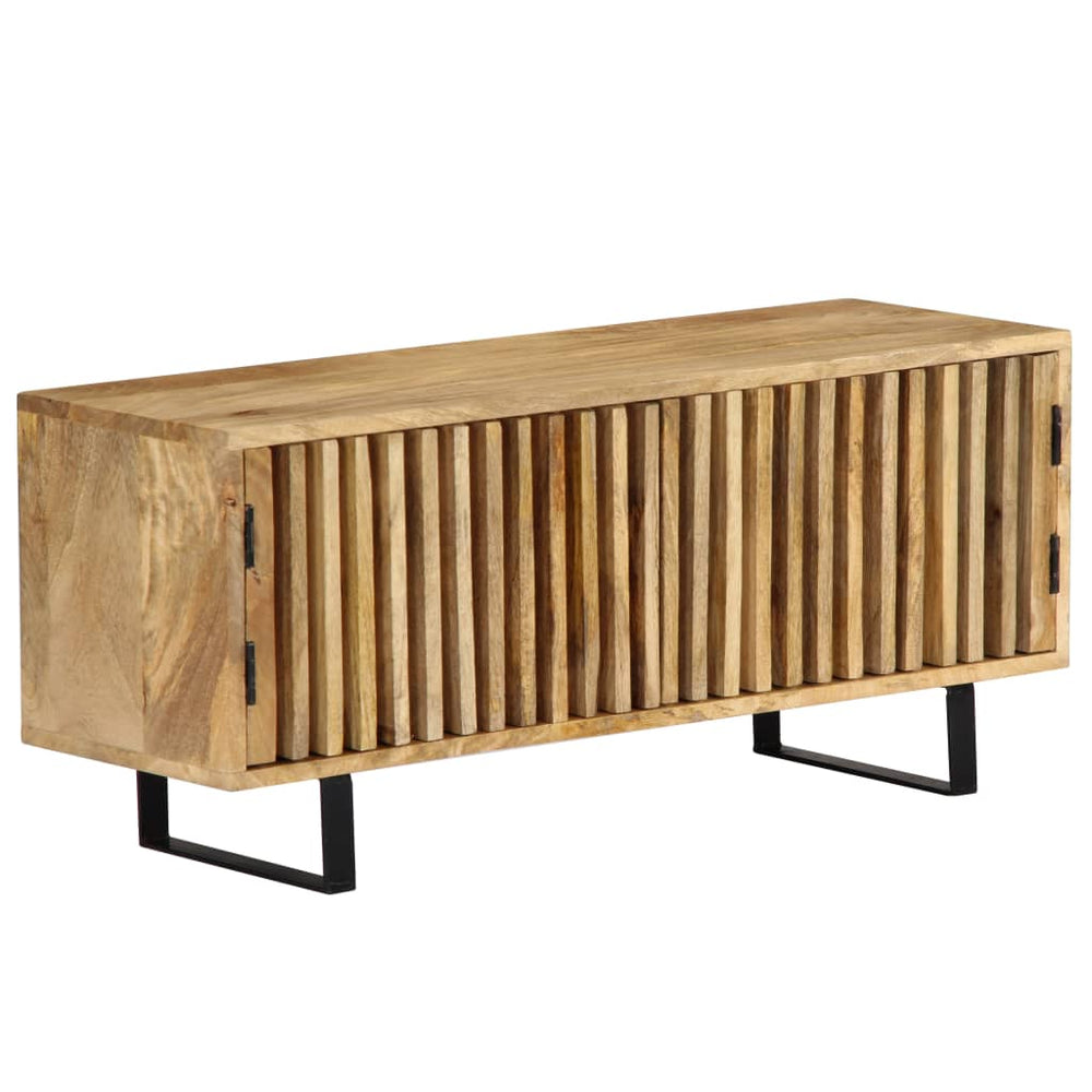TV cabinet, 90x30x40cm, solid mango wood