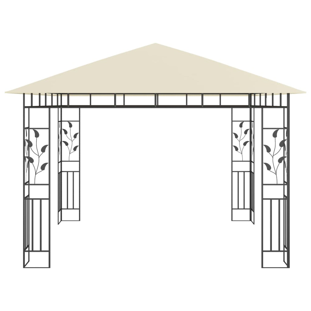 Gazebo with net ULTRA, cream, 3x3m