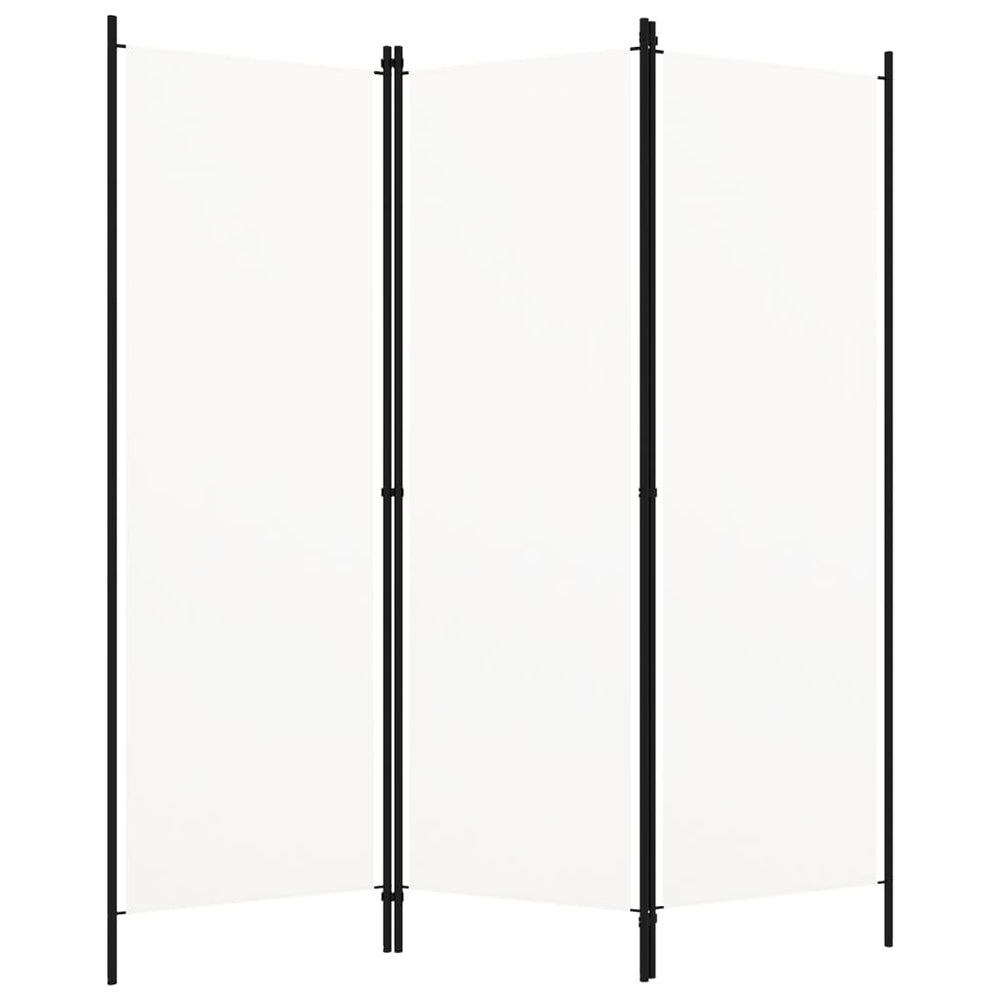 Kambario pertvara, 3 dalių, baltos spalvos, 150x180cm