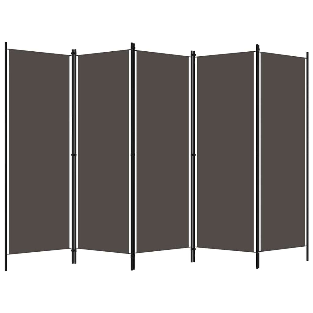 Telpu sadalītājs, 5 daļas, antracīta krāsā, 250x180cm