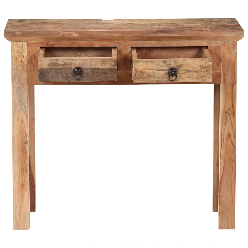 Console table, 90.5x30x75cm, acacia and wood
