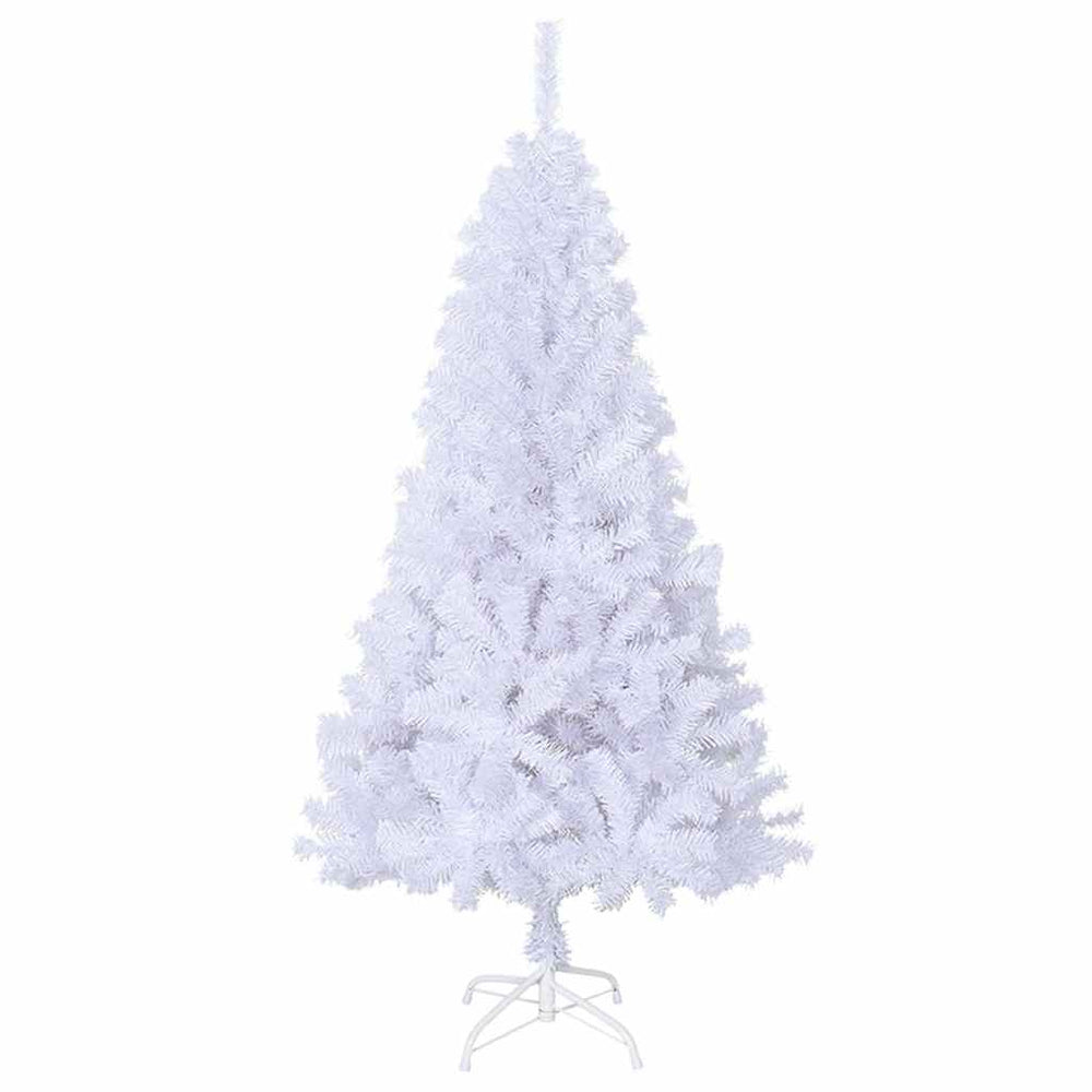Artificial Christmas tree VALE HOLLOW, with thick branches, white, 120cm.