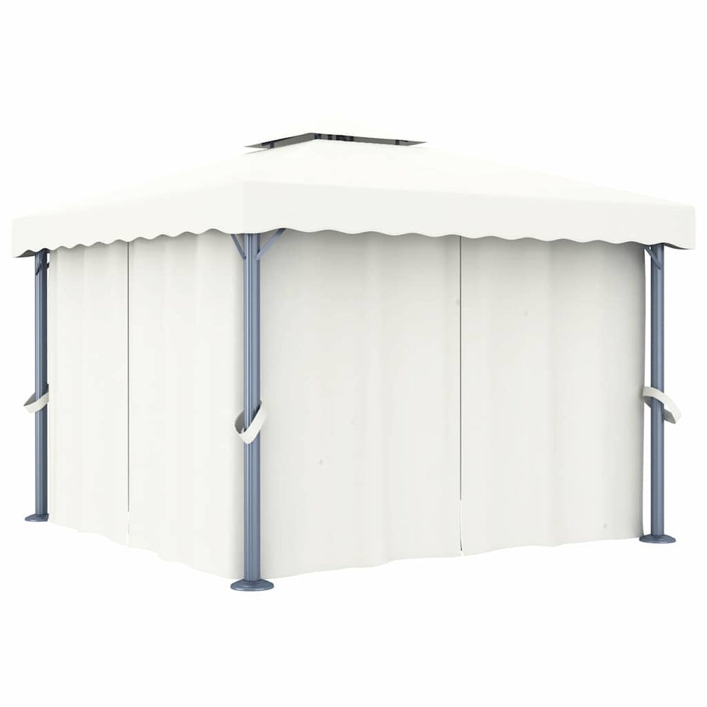 Gazebo with LED COBALT, cream, 3x3m