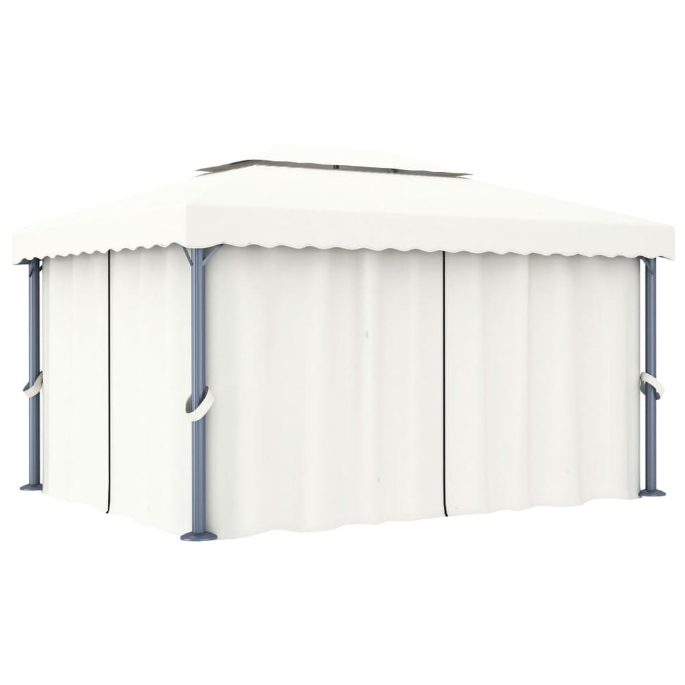 Gazebo with LED COBALT, cream, 4x3m