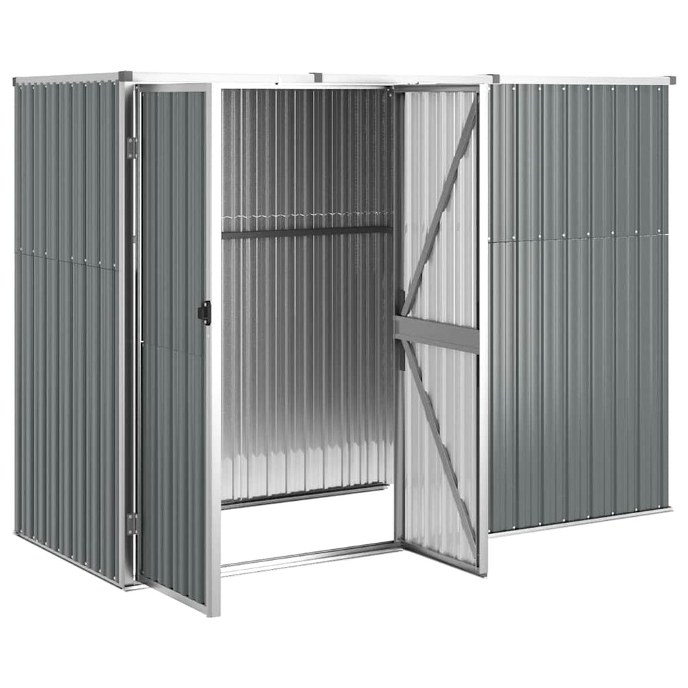 Tool shed MARLOW, grey, 225x89cm