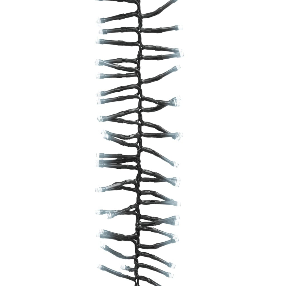 LED lempučių girlianda SNOWCAP, 11m, PVC, 1000 šaltų baltų LED, tanki