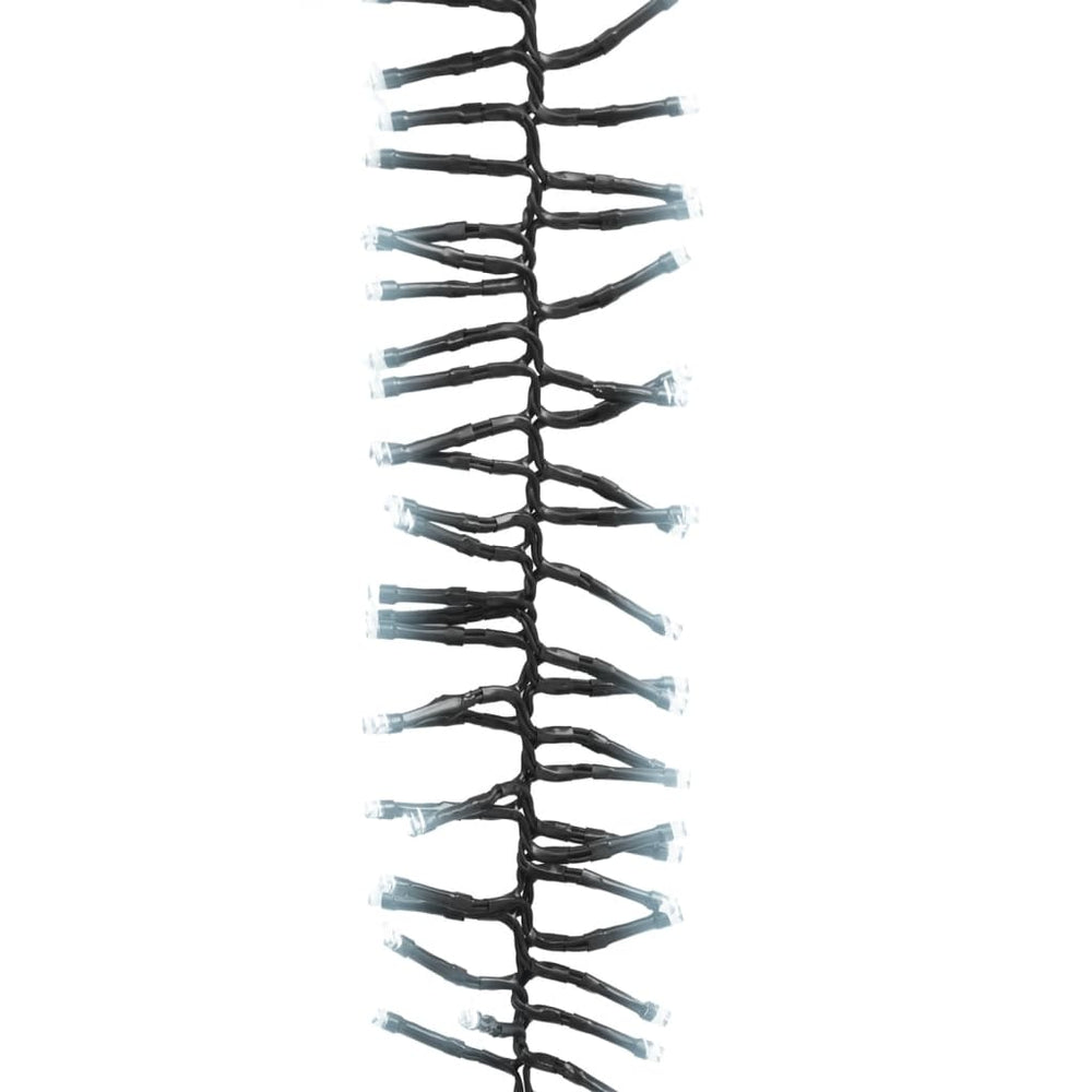 LED lempučių girlianda SNOWCAP, 17m, PVC, 2000 šaltų baltų LED, tanki