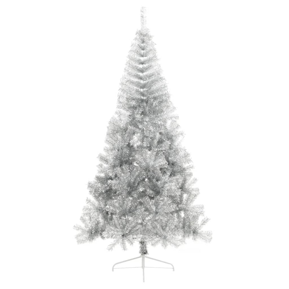 Artificial Half Christmas Tree AK STAR, with stand, silver, 240cm., T