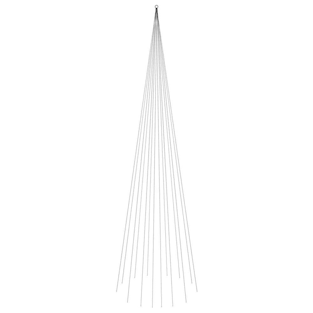 Kalėdų eglutė ant vėliavos stiebo STARLIGHT, 800cm, 1134 spalvotos LED