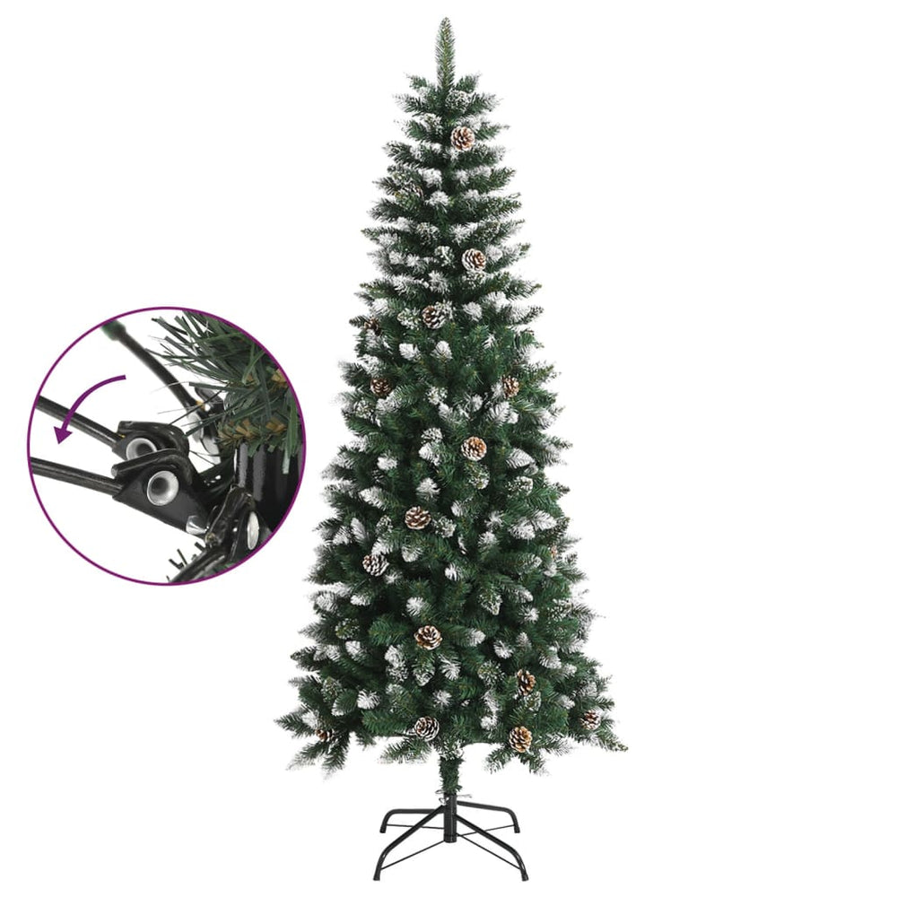 Artificial Christmas tree MEADOW MOON, with stand, green, 180cm.