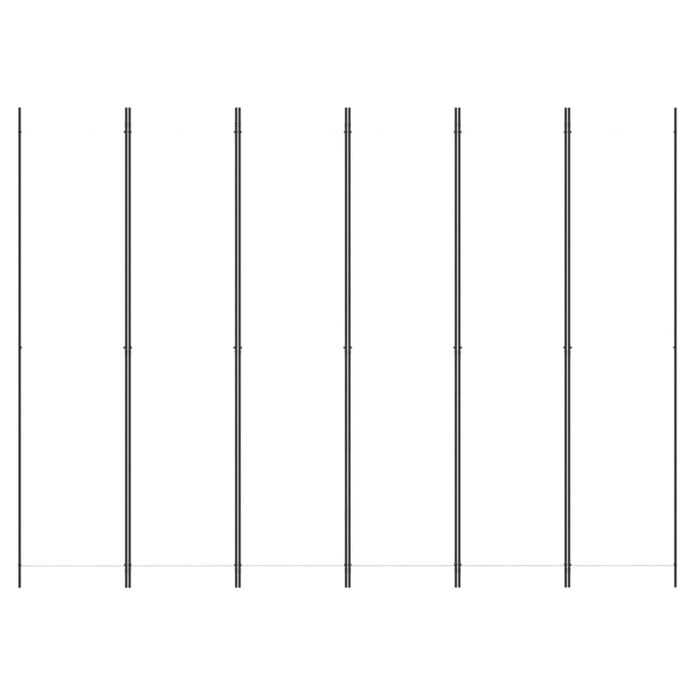 Kambario pertvara, 6 dalių, baltos spalvos, 300x220cm, audinys