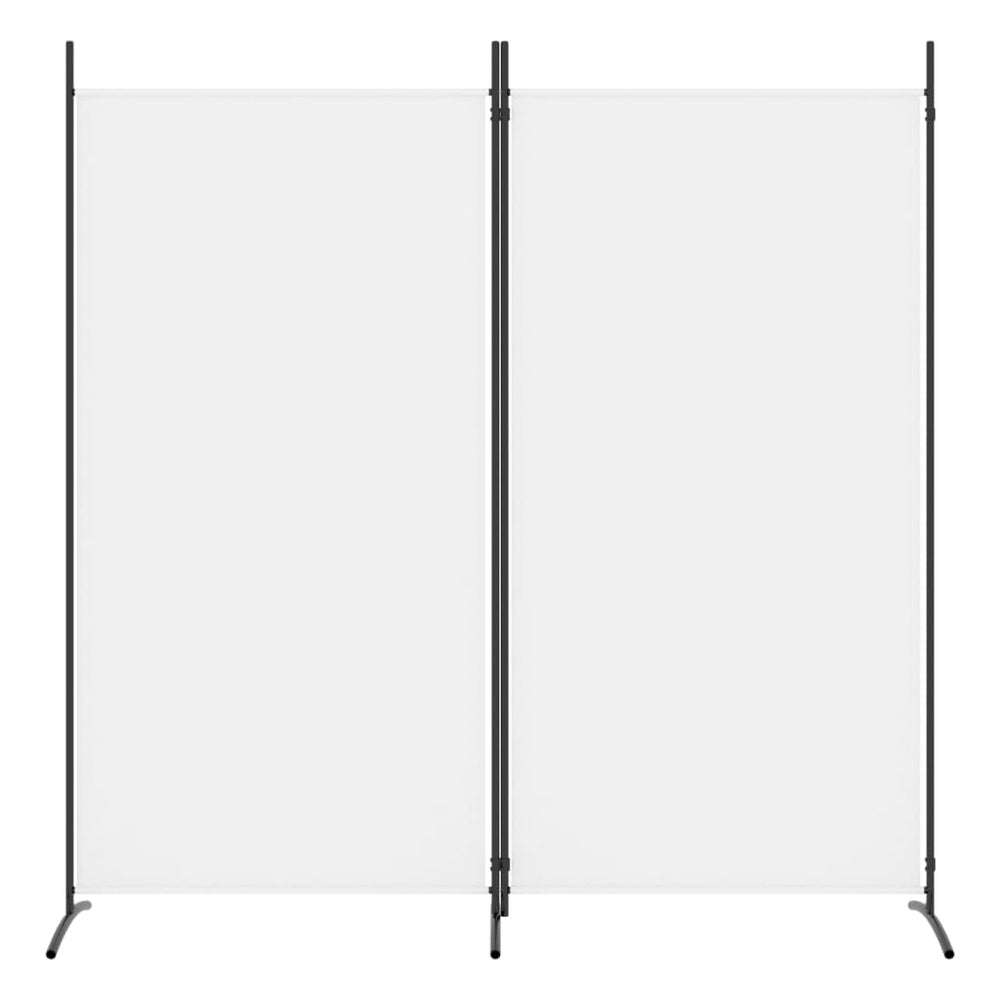 Kambario pertvara, 2 dalių, baltos spalvos, 175x180cm, audinys