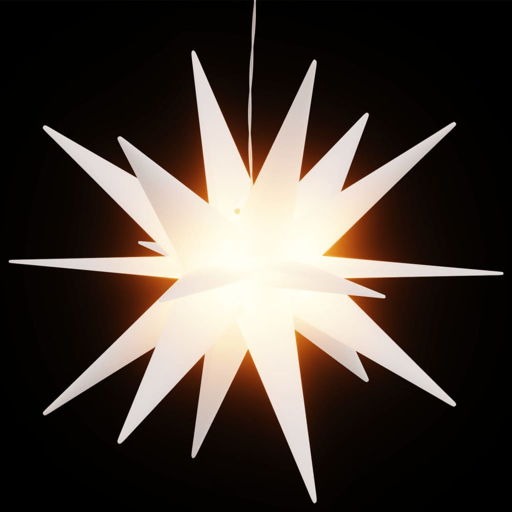 Kalėdinis šviestuvas su LED SNOWSCAPE, baltos spalvos, 43cm, sulankstomas