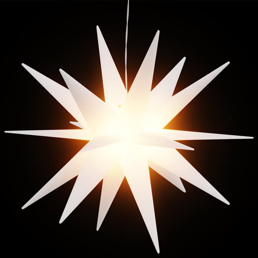 Kalėdų žvaigždė su LED ICEFALL, baltas, 100cm