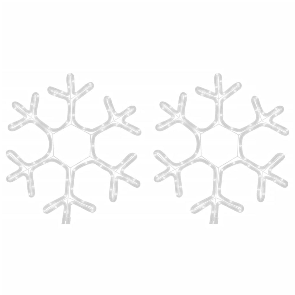 Kalėdinės dekoracijos snaigės su LED SPIRIT, 2vnt., 38x37cm