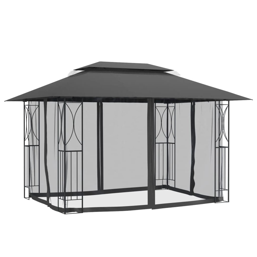Gazebo ROWAN, anthracite, 400x300cm