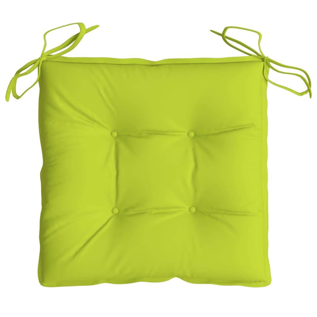 Palečių pagalvėlės, 2vnt., ryškiai žalios, 50x50x7cm, audinys