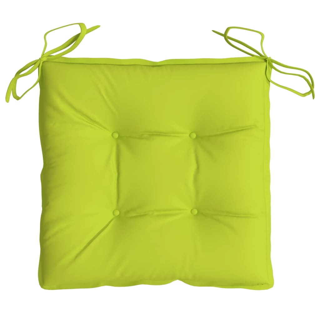 Palečių pagalvėlės, 6vnt., ryškiai žalios, 50x50x7cm, audinys