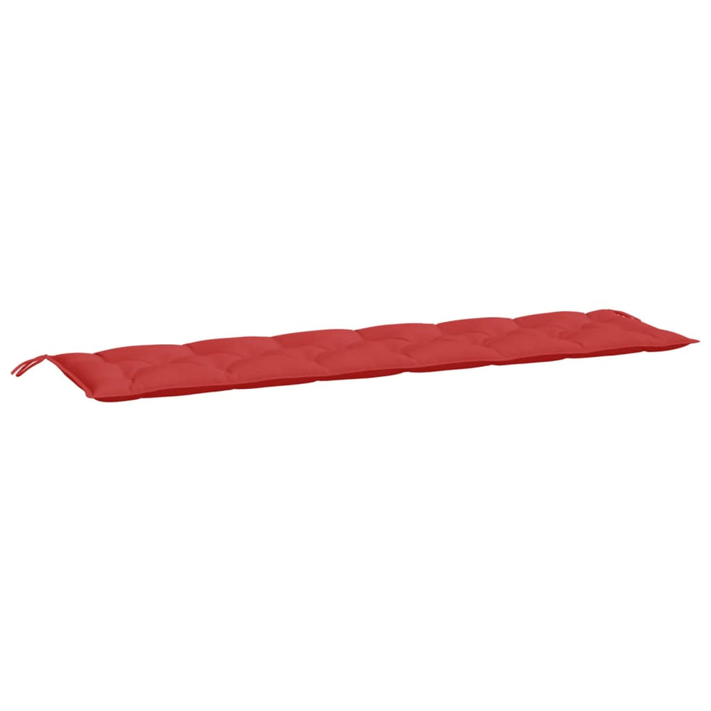 Sodo suoliuko pagalvėlė, raudonos spalvos, 200x50x7cm, audinys