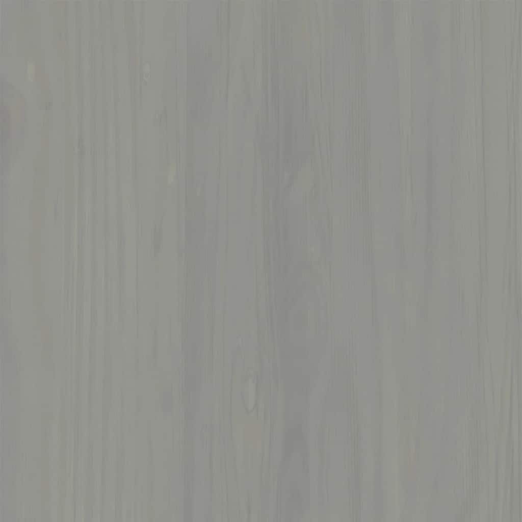 Drabužių spinta VIGO, pilka, 90x55x170cm, pušies masyvas