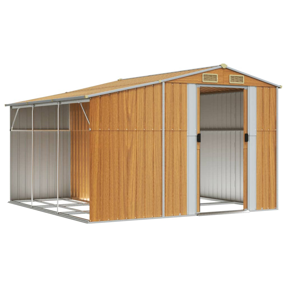 Shed CROMWELL, light brown, 277x279cm