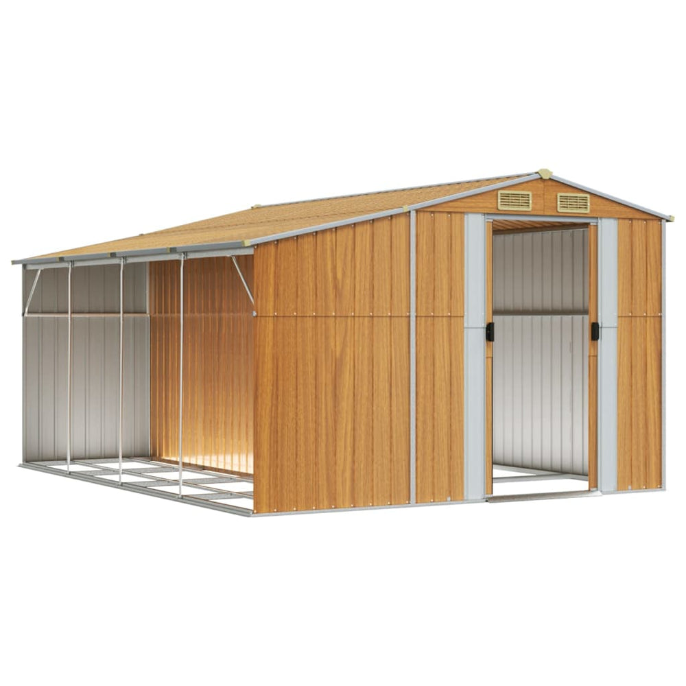 Shed CROMWELL, light brown, 277x365.5cm