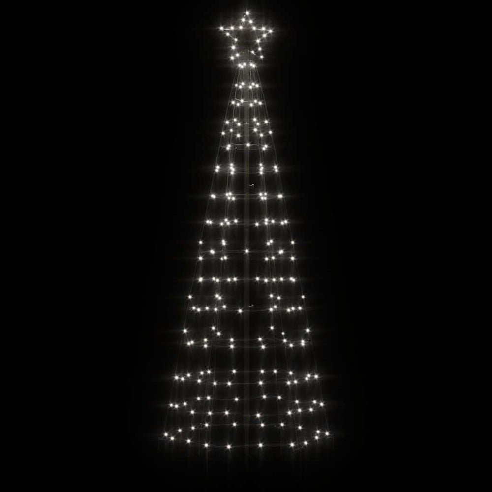 LED Kalėdų eglutė NORDIC GROVE, su smaigaliais 220 LED Šalta Balta 180 cm.