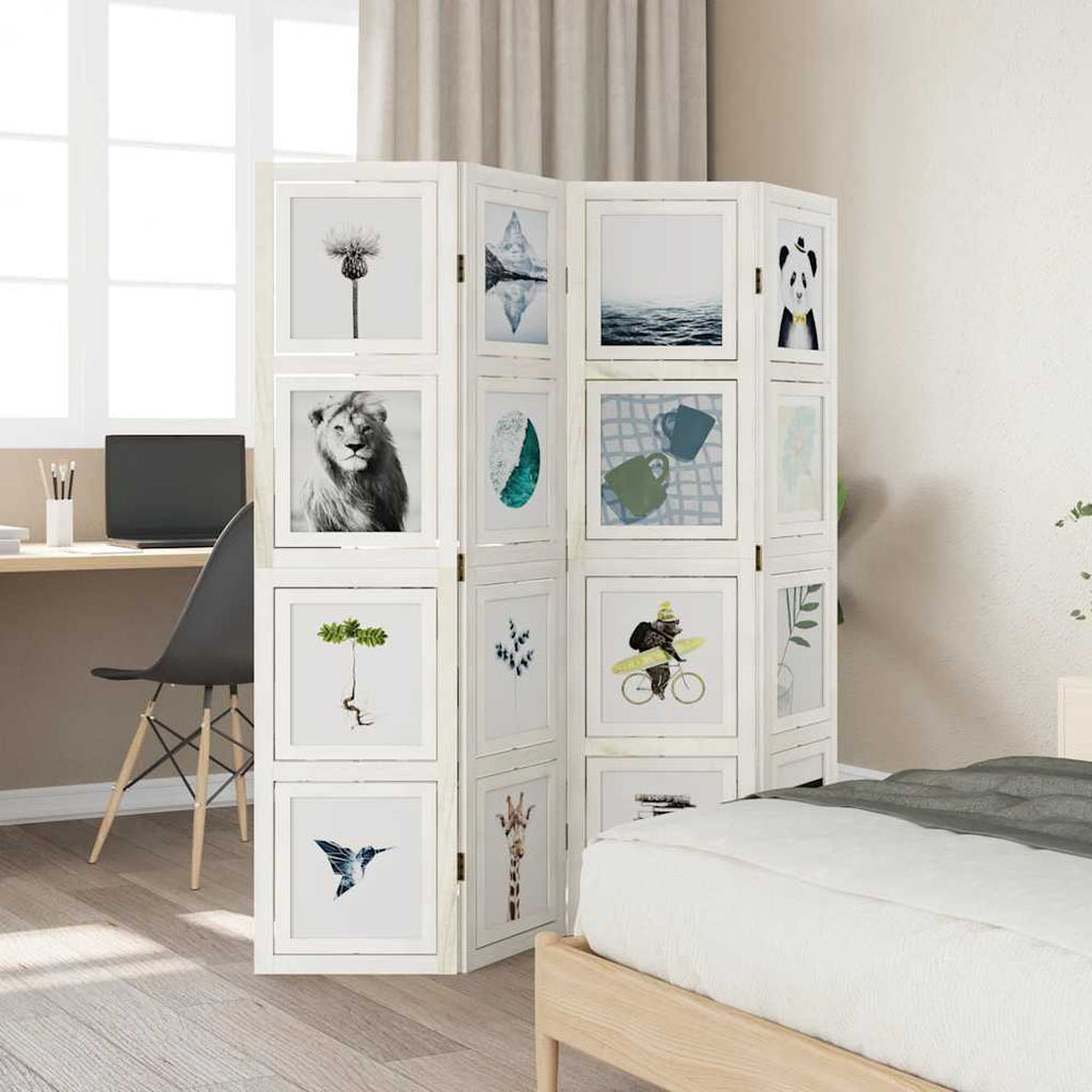 Kambario pertvara, 4 segmentai, balta, paulovnijos masyvas