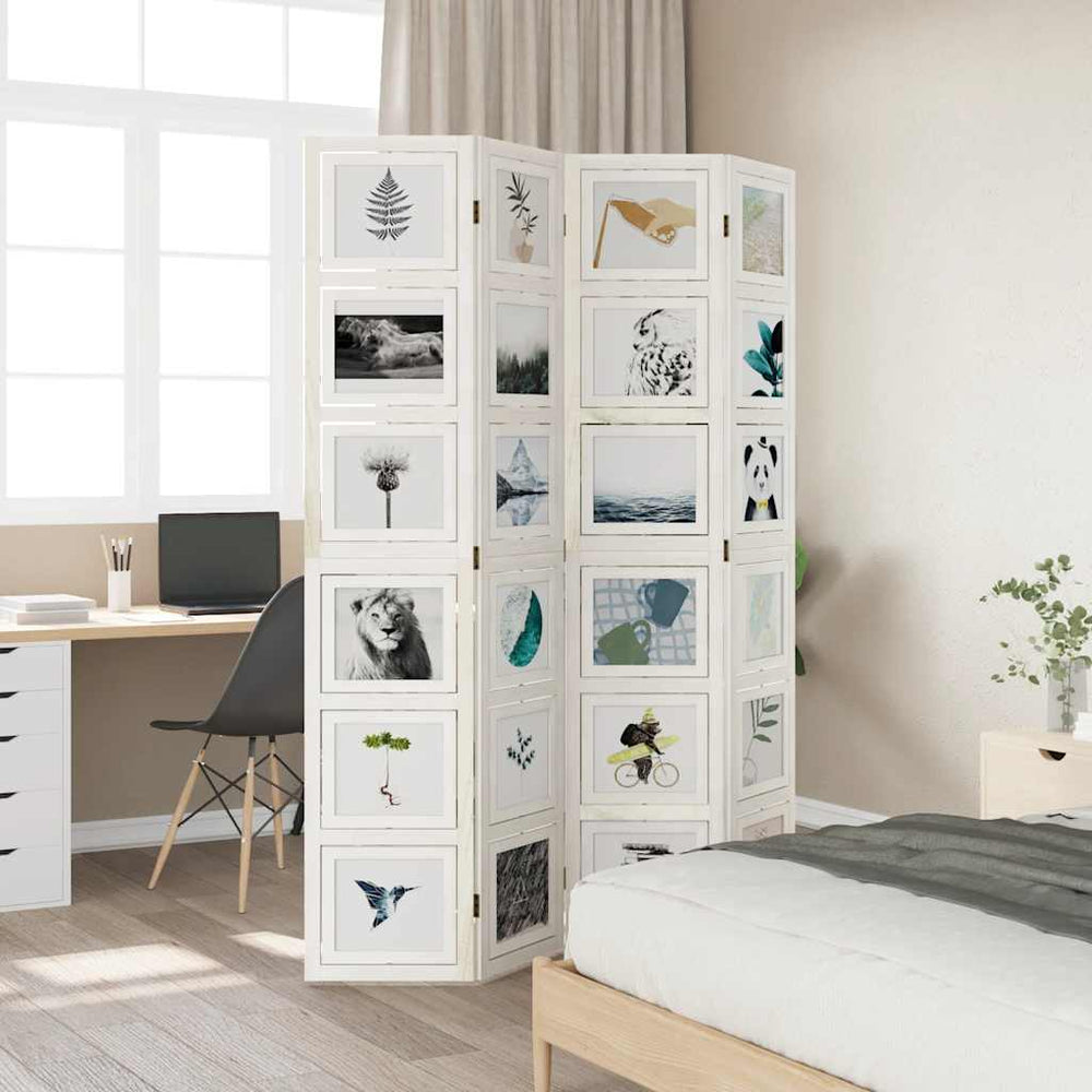 Kambario pertvara, 4 segmentai, balta, paulovnijos masyvas