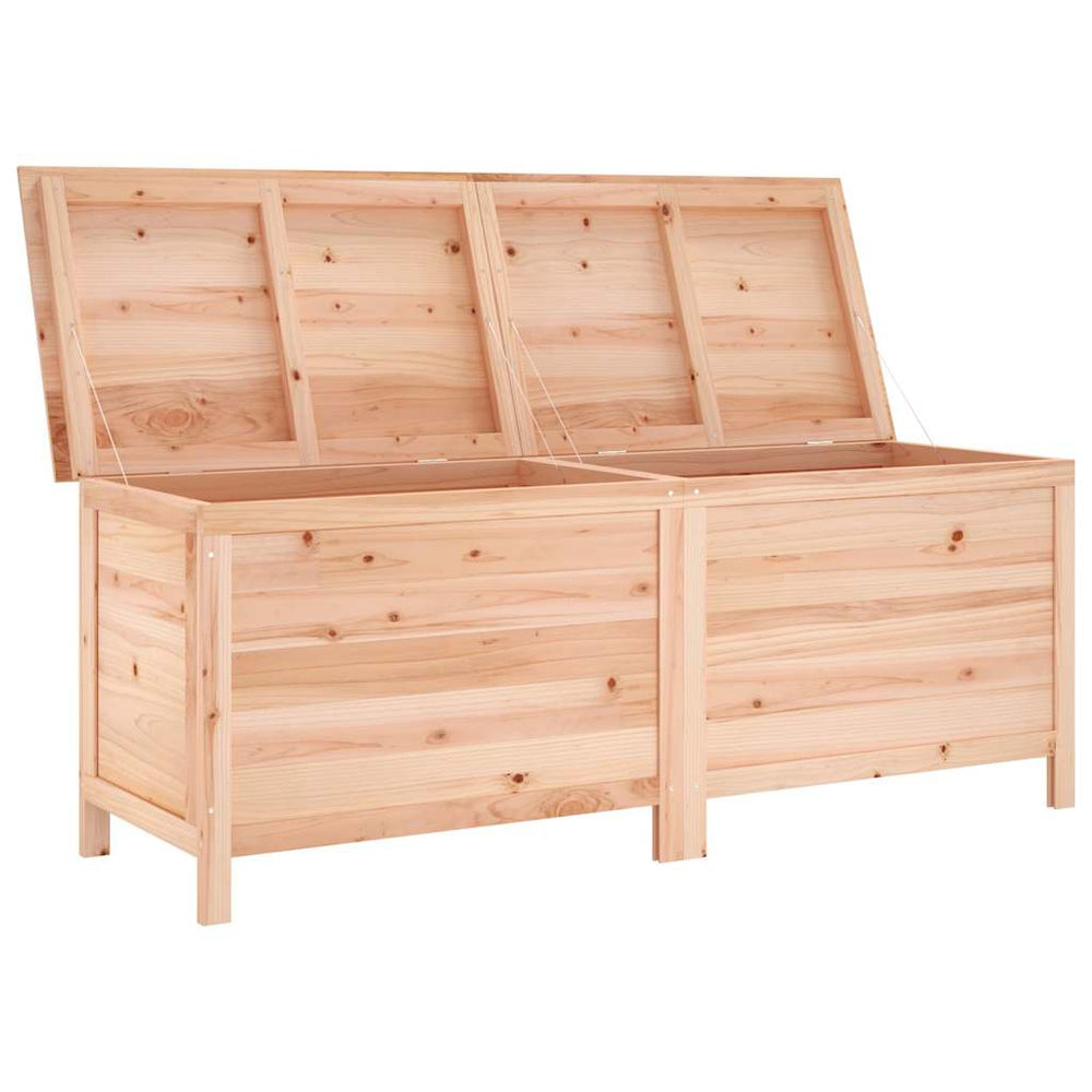 Garden storage box, 150x50x56.5cm, solid spruce wood