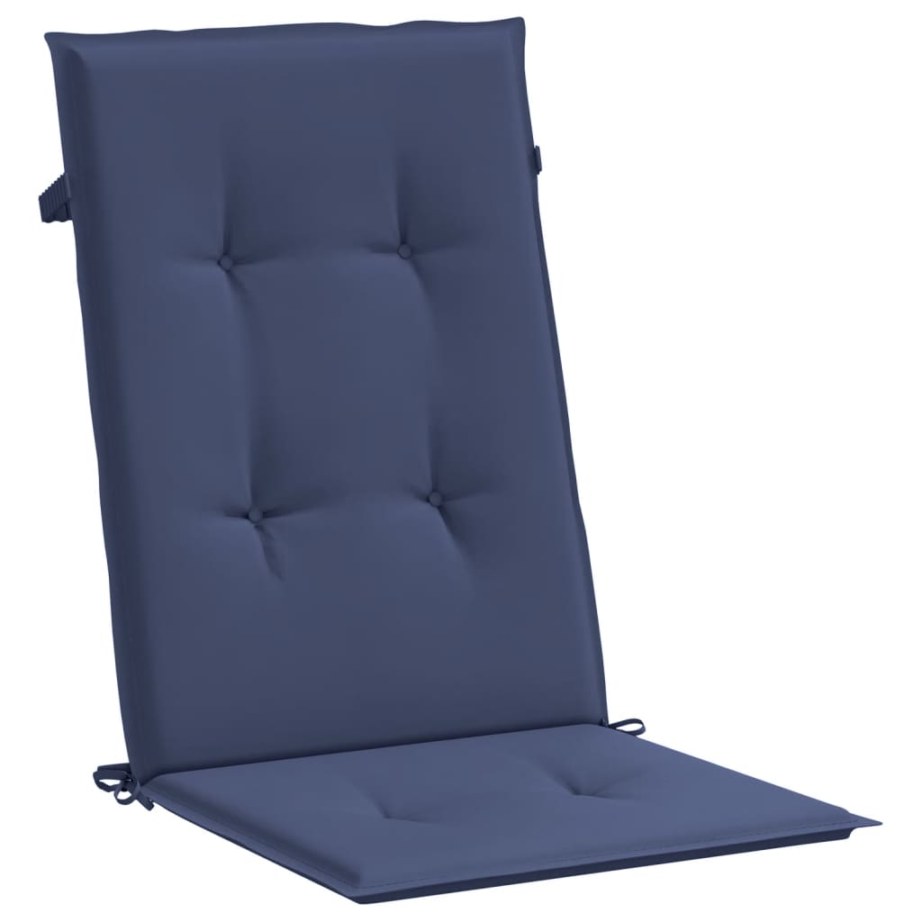 Kėdės pagalvėlės, 6vnt., tamsiai mėlynos, audinys