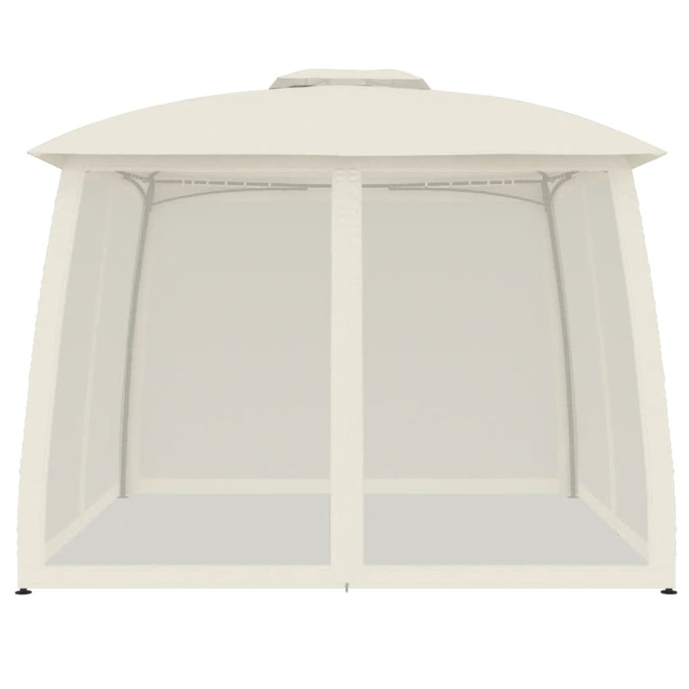 Gazebo with roof XANDER, cream, 2.93x2.93m