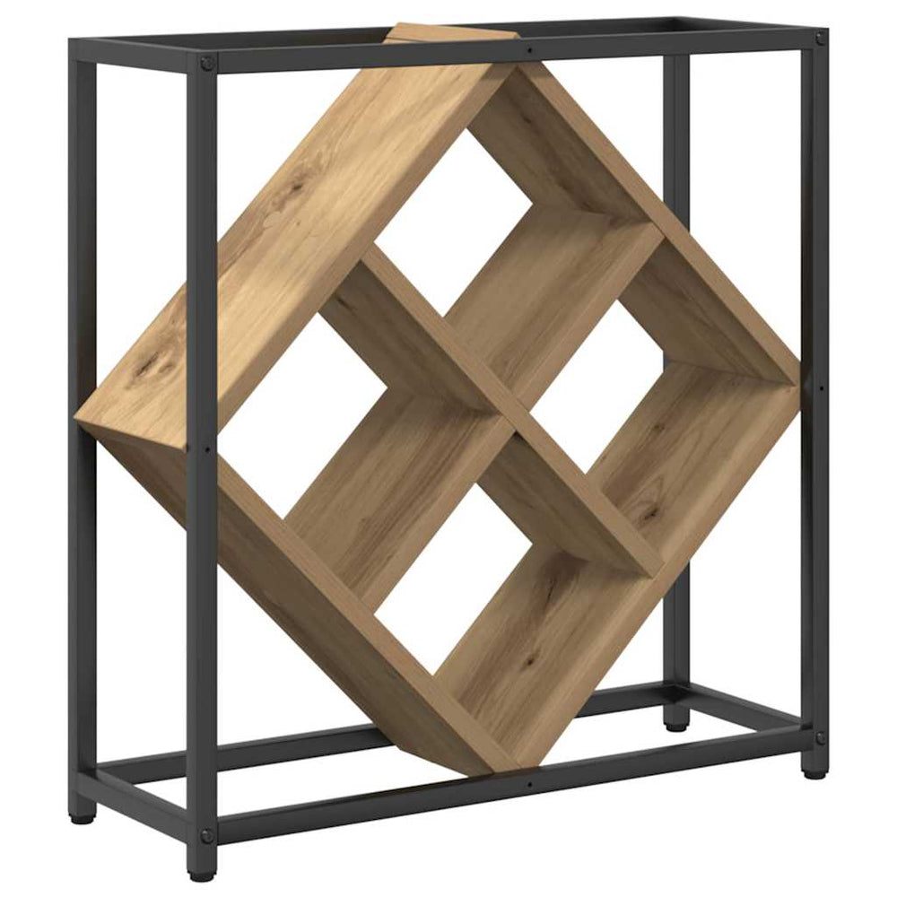 Wine rack artisan oak 51 x 18 x 52.5 cm Engineered wood