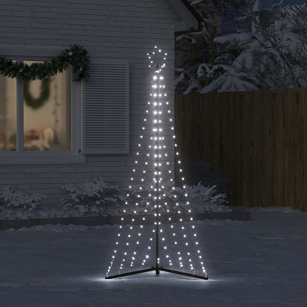 LED Christmas tree CRYSTAL MOON, 339 LED Cold White 187 cm.