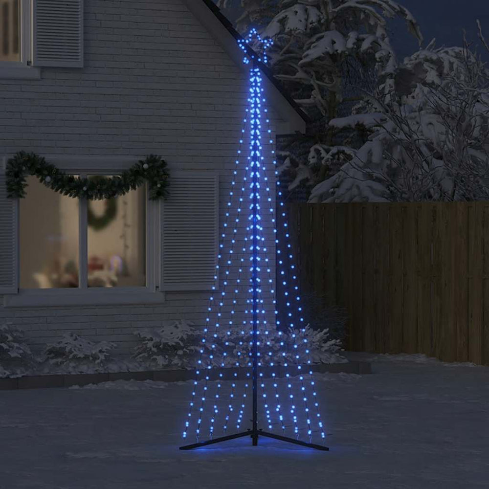 LED Christmas tree CRYSTAL MOON, 495 LED Blue 300.5 cm.