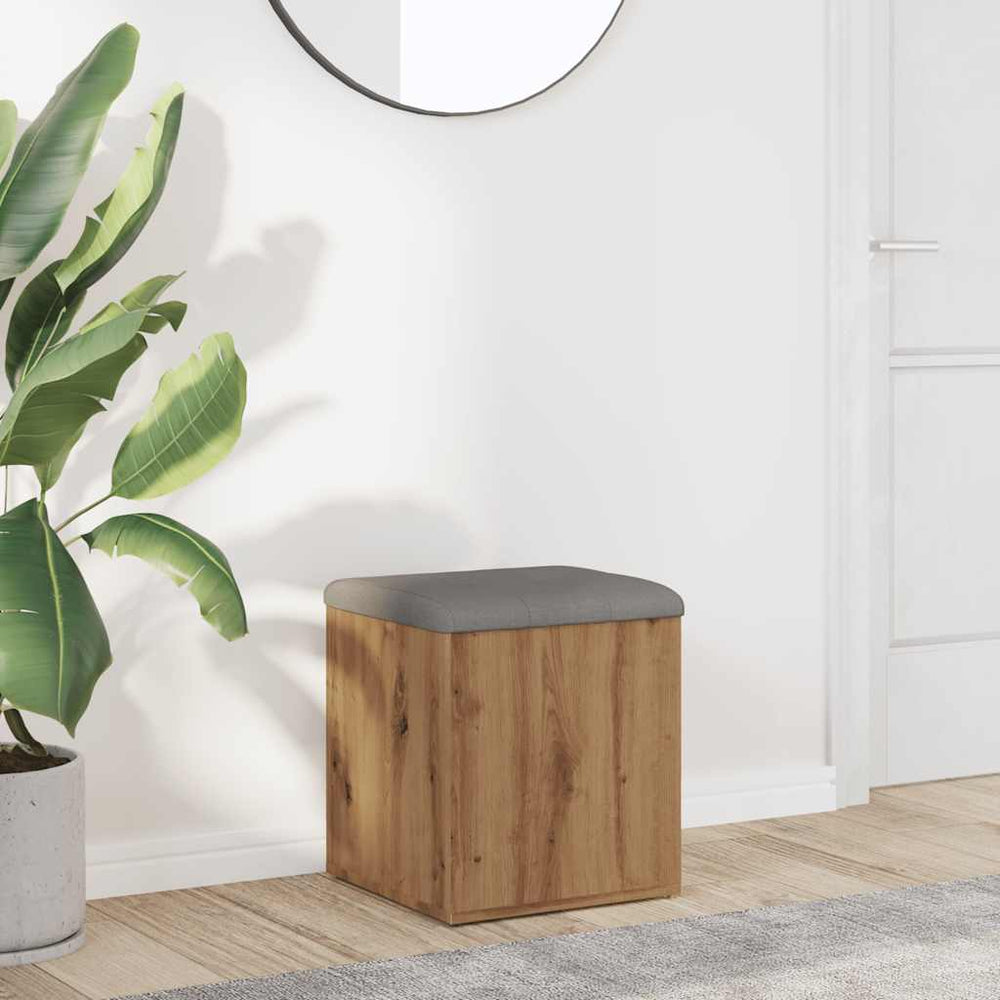 laikymo suolas Artisan ąžuolas 42x42x45 cm inžinerinė mediena