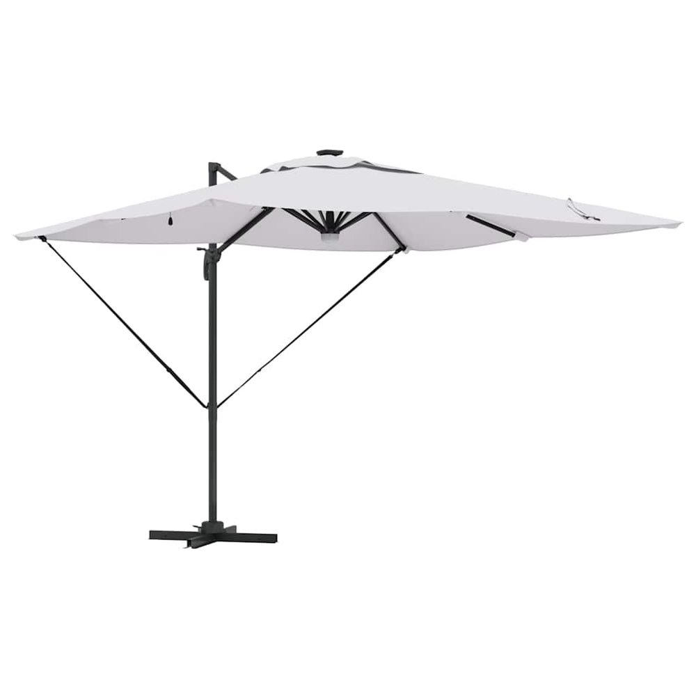 Roma Parasol Sand 286 x 285 x 270 cm Aluminium, Polyester