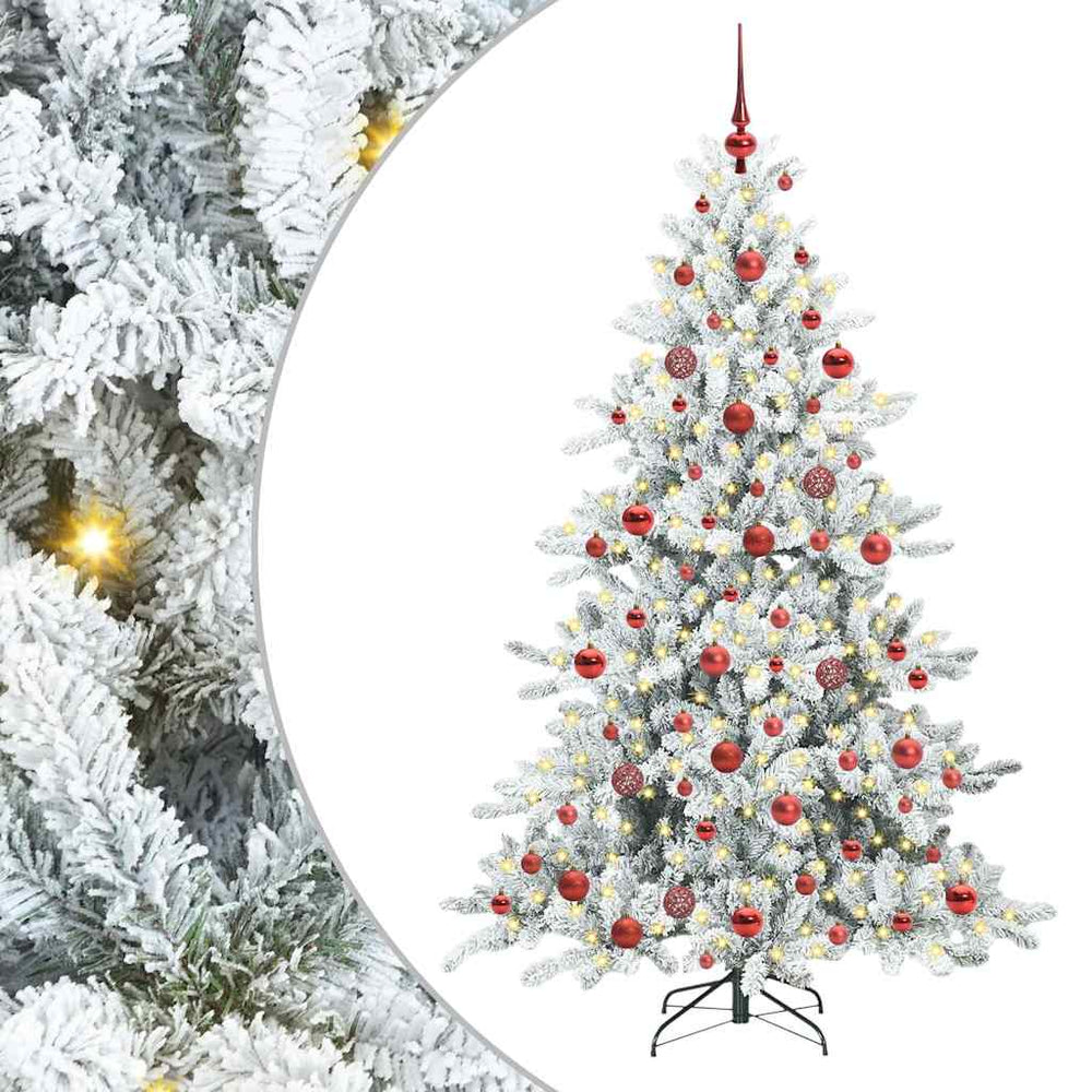 Dirbtinė Sulankstoma Kalėdų Eglutė CRYSTAL PINE, su 300 LED 180 cm.