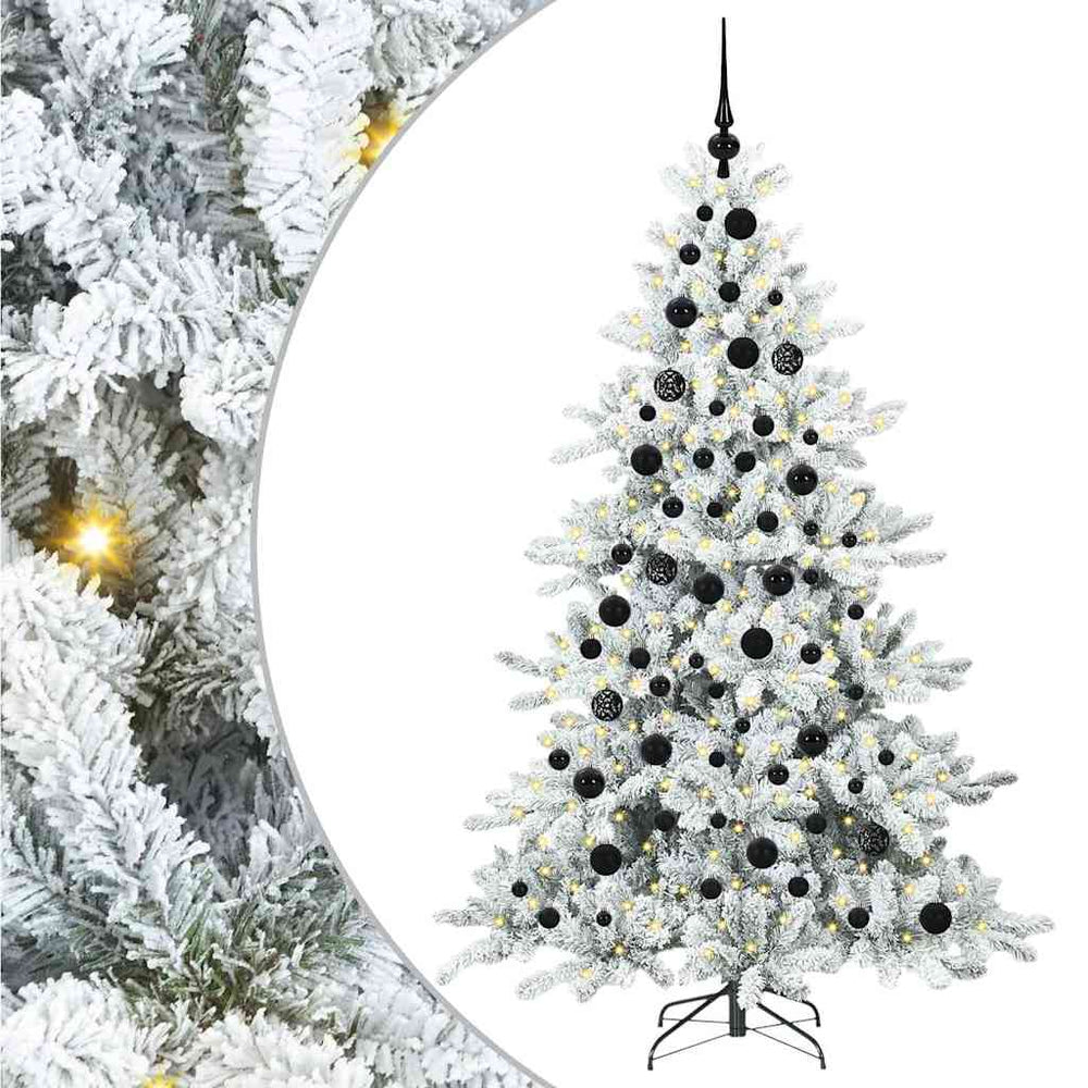 Dirbtinė Sulankstoma Kalėdų Eglutė CRYSTAL PINE, su 300 LED 180 cm.