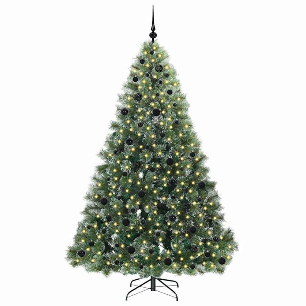 Artificial Christmas tree BOREAL PINE, with 300 LED Green 210 cm. and