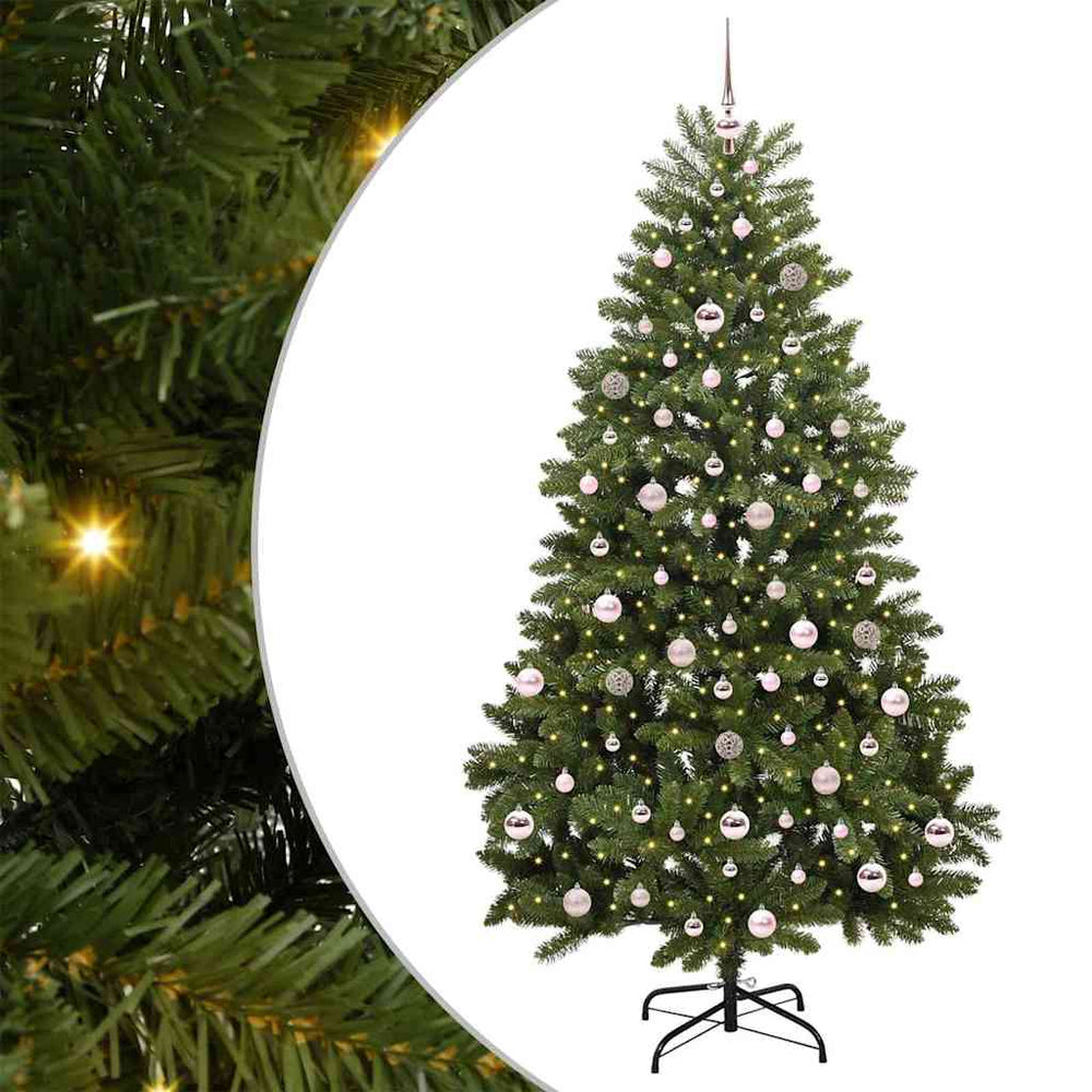 Dirbtinė Kalėdų eglutė BLOOM STAR, su 300 LED Žalia 210 cm . , metalas