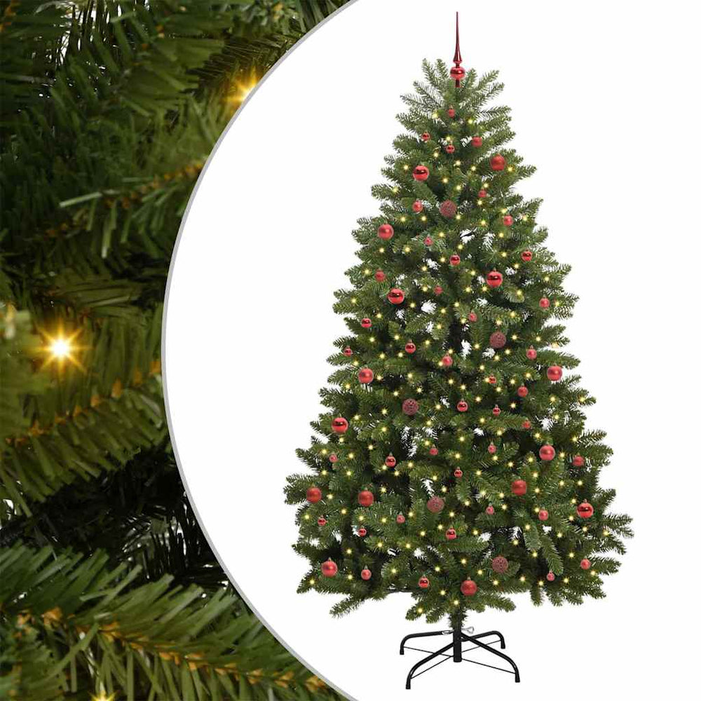 Dirbtinė Kalėdų eglutė BOREAL EVERGREEN, su 300 LED Žalia 240 cm . , metalas