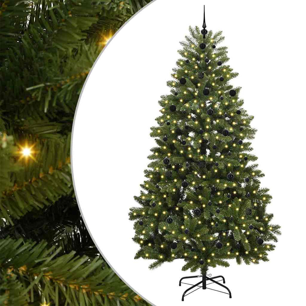 Dirbtinė Kalėdų eglutė BOREAL EVERGREEN, su 300 LED Žalia 240 cm . , metalas