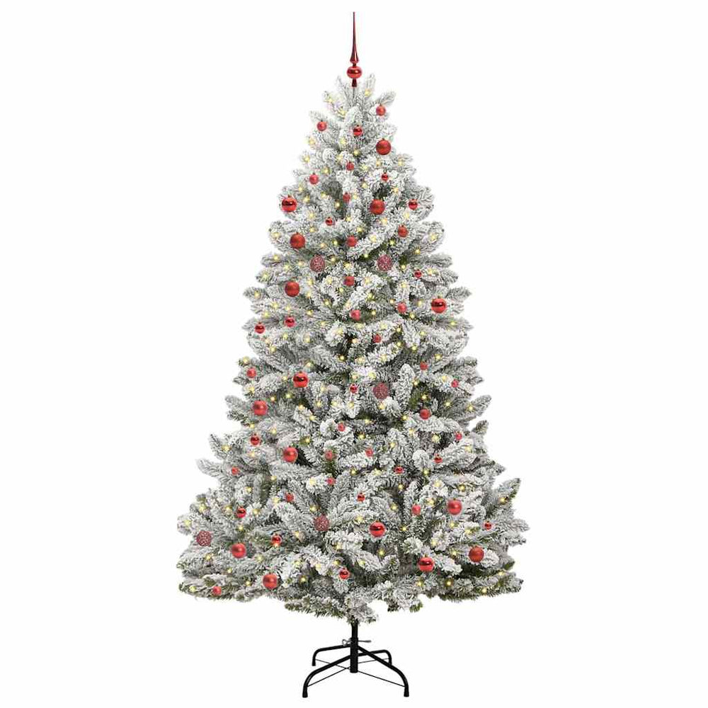Dirbtinė Kalėdų eglutė BLOOM ARCTIC, Žalia ir balta 210 cm . , metalas