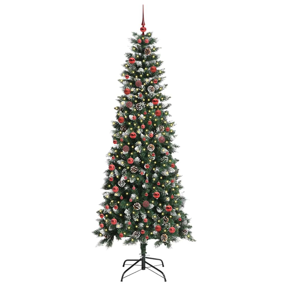 Artificial Christmas tree GROVE AURORA, Green 210 cm, plastic and steel