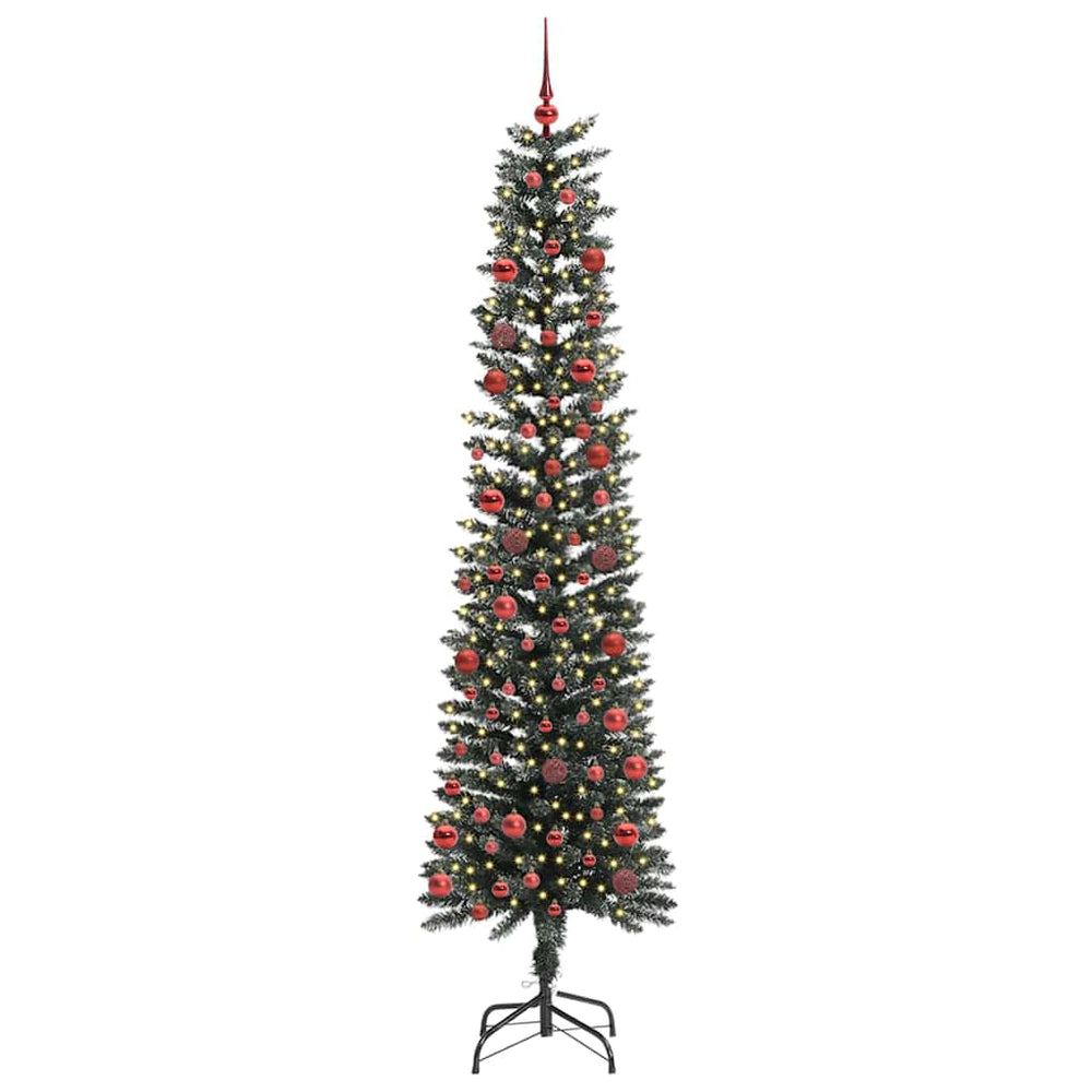 Artificial Christmas tree WINTER CRYSTAL, with 300 LED Green 58 x 58 x 210 cm.